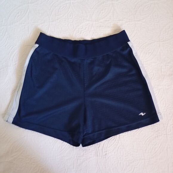 Athletic Works Pants - Athletic Works Women's Shorts, Size S 4/6, Blue and White Logo